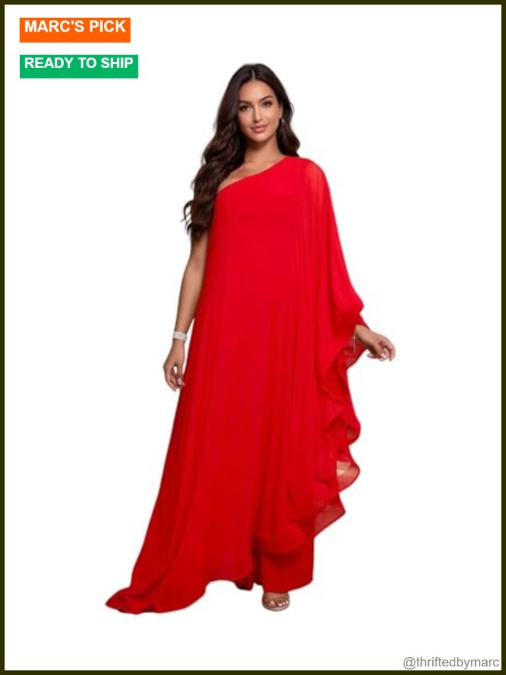 PORRCEY Women One Shoulder Jumpsuit Stretchy Knit Clubwear Party